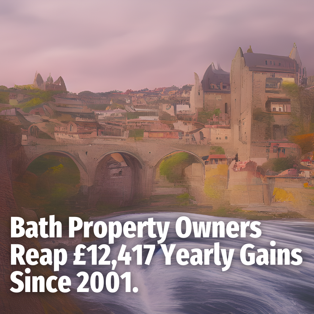 Bath Property Owners Reap £12,417 Yearly gains since 2001.